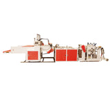 High Speed full-automatic double line T-shirt bag making machine